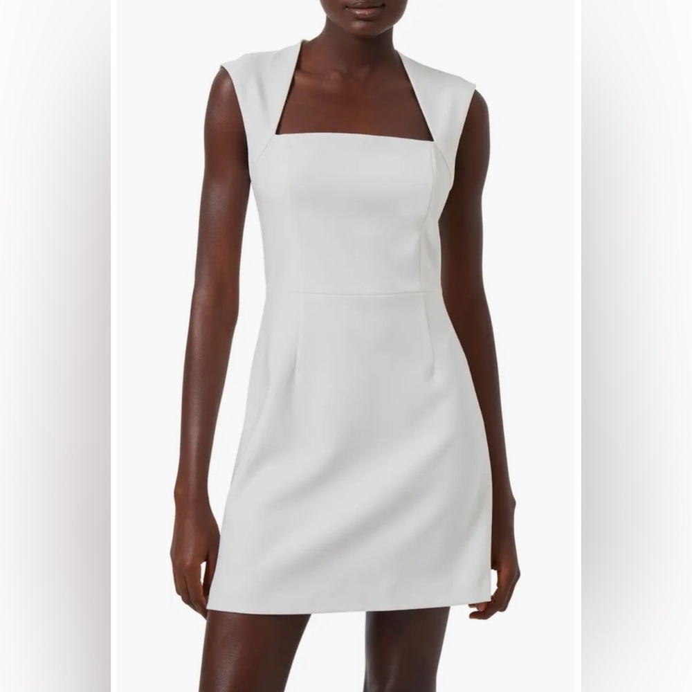 Worn once, will ship in dry cleaned packaging. Size 6.